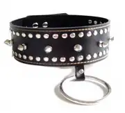 Кляпы, ошейники из кожи