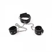 Кляпы, ошейники из кожи