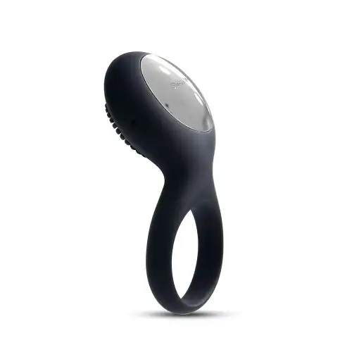 Эрекционное кольцо с вибрацией Svakom Tyler Black photo 1