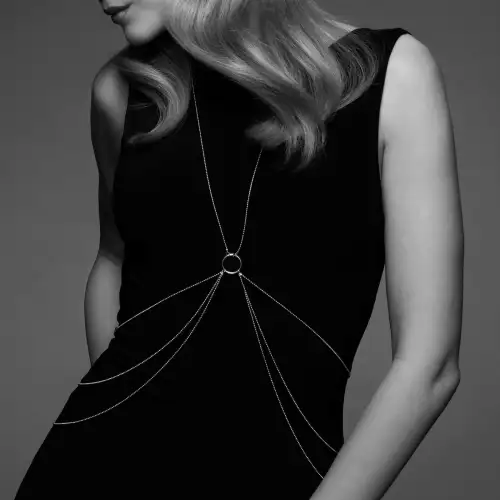 Цепочка для тела Bijoux Indiscrets Magnifique 8 Body Chain - Silver, украшение для тела photo 1