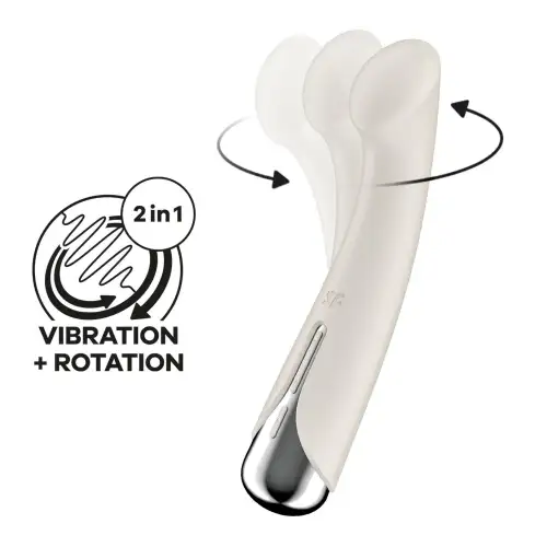 Вибратор Satisfyer Spinning G-Spot 1 Beige photo 1