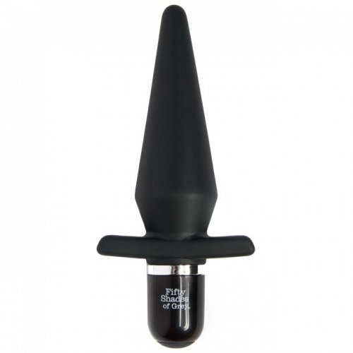 Анальная пробка Fifty Shades of Grey, Delicious Fullness Vibrating Butt Plug, 14 см photo 1