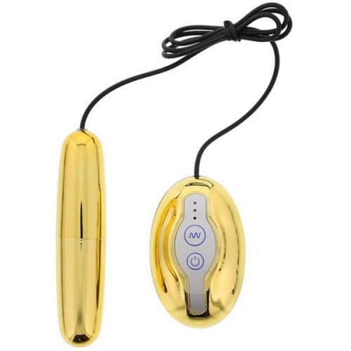 Вибропуля PREMIUM RANGE VIBRATING ROCKET, золотистая photo 1