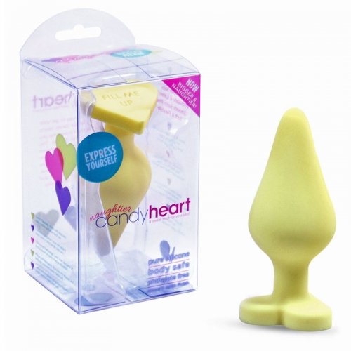Анальная пробка NAUGHTIER CANDY HEART - FILL ME UP photo 1