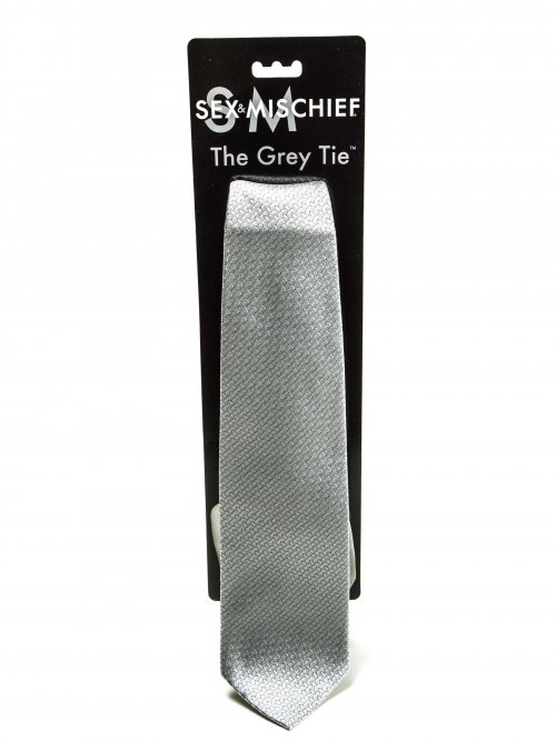 Галстук для связывания S&M THE GREY TIE     photo 1
