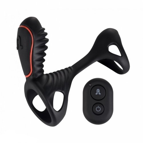 Эрекционное кольцо Gladiator с пультом Mini и вибрацией photo 1