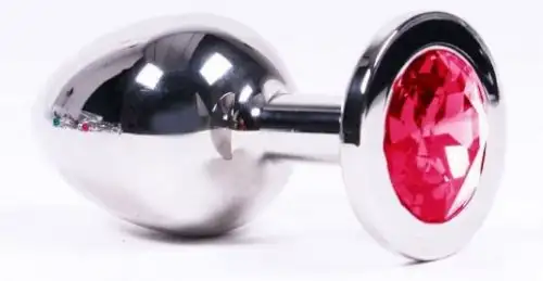 Анальная пробка SWAROVSKI RED L photo 1