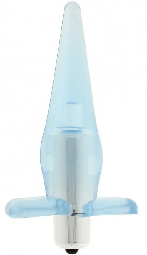 Анальный вибратор POWER BUTTPLUG BLUE photo 1