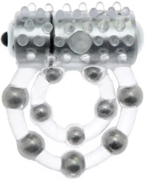 Кольцо с вибратором MAXIMUS RING (10 бусинок) photo 1