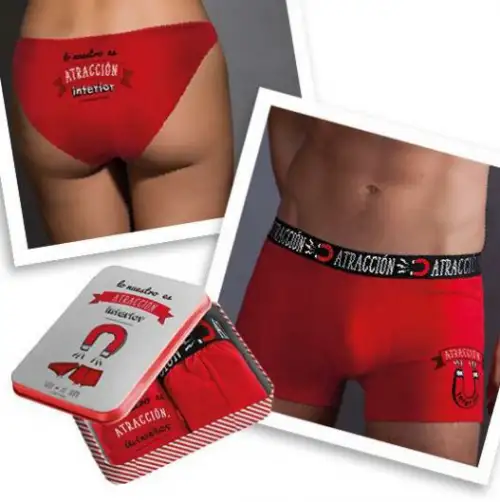 Комплект женские и мужские трусы Admas  photo 1