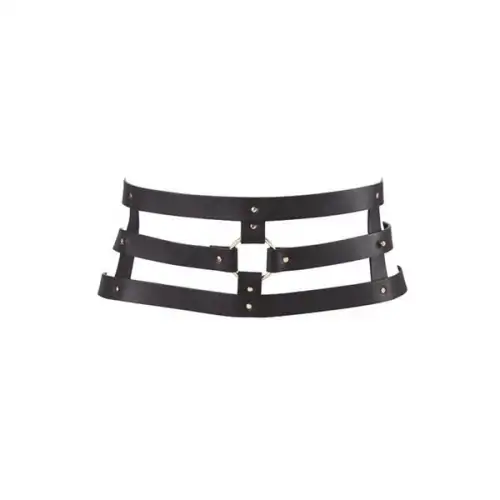 Портупея Bijoux Indiscrets MAZE - Wide Belt and Restraints Black photo 1