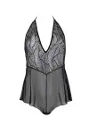 Боди Passion LEAFA BODY black XXL/XXXL - ECO Passion photo 3