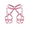 Гартеры Art of Sex - Claire, натуральная кожа, размер XS-M, цвет розовый photo 3