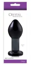 Большая анальная пробка «Crystal», 10х4 см photo 2