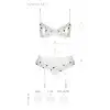 Сексуальный комплект с поясом для чулок LOVELIA SET white XXL/XXXL - Passion photo 7