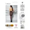 Колготки с открытым доступом, ажурные трусики и подвязки TIOPEN 013 black 5 (20/40 den) — Passion photo 6