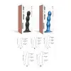 Насадка для страпона Strap-On-Me DILDO PLUG BALLS BLEU METALLIC - M photo 5