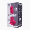 Фаллоимитатор с вибрацией SilexD Vetus Vibro Pink (MODEL 1 size 8in), двухслойный, диаметр 4,2см photo 2