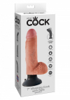 Вибратор Vibrating King Cock 7 with Balls, 12,7х4,1 см photo 4