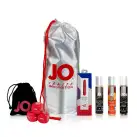 Набор для двоих «Персиковый десерт»: 3 вкусовые смазки System JO, вибропуля, кубик с позами  photo 1