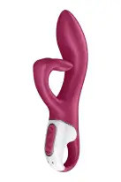 Вибратор кролик с тройным отростком Satisfyer Embrace me Berry, 2 мотора, диаметр 3,6 см photo 1