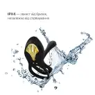 Смарт-эрекционное кольцо Zalo - BAYEK Obsidian Black, двойное с вводимой частью, пульт ДУ photo 5