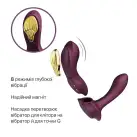 Смарт-вибратор в трусики Zalo - AYA Velvet Purple, насадка и пульт ДУ photo 4
