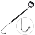 Анальный крюк 2 с ошейником из натуральной кожи Art of Sex - Anal hook, Черный photo 1