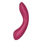 Вакуумный стимулятор с вибрацией Satisfyer Curvy Trinity 1 Red, игрушка 3в1 photo 2
