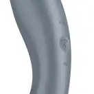 Вакуумный стимулятор с вибрацией Satisfyer Curvy Trinity 1 Bluegrey, игрушка 3в1 photo 3