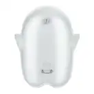 Вакуумный клиторальный стимулятор с вибрацией Satisfyer Glowing Ghost White photo 5