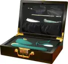 Набор Knight Jenay Pandora Box: вакуумный вибратор, вибратор с камерой, виброяйцо, щекоталка, лента photo 1