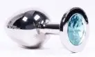 Анальная пробка SWAROVSKI S.BLUE L photo 1