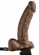 Полый страпон FF Series 7 Hollow Strap On Brown photo 2