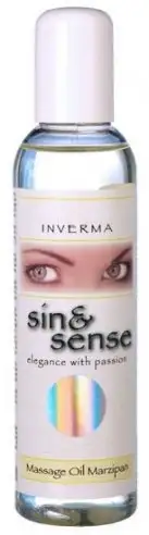Массажное масло INVERMA SIN&SENSE MASSAGE OIL MARZIPAN photo 1