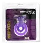 Эрекционная вибронасадка BUTTERFLY JELLY photo 2