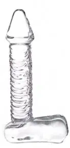 Фаллоимитатор стекло GLASS ANATOMY EROTIC DILDO photo 1
