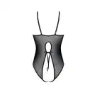 Боди с ажурным декором и открытым шагом Ursula Body black L/XL — Passion photo 4