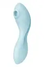 Вакуумный смарт-стимулятор с вибрацией Satisfyer Curvy Trinity 5 (Blue), управление со смартфона photo 3