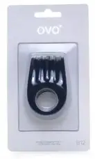 Эрекционное виброкольцо OVO B12 BLUE photo 7