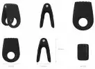 Эрекционное виброкольцо OVO B12 BLACK photo 6
