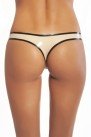 Трусики стринг из латекса с контрастной отделкой Latex String With Trim photo 2