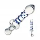 Стимулятор стеклянный BLUE STEEL LOVE photo 1