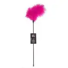 Щекоталка темно-розовая Art of Sex - Feather Paddle, перо молодого индюка photo 3