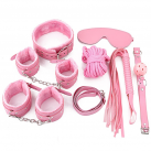 Набор для БДСМ кожаный 7 ШТ., 4 цвета photo 5