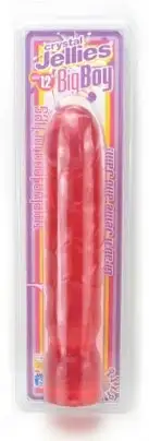 Фаллоимитатор BIG BOY DONG 12 CRYSTAL JELLIES PINK photo 6