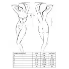 Корсет с открытой грудью DIABOLINA CORSET black XXL/XXXL - Passion, пажи, трусики, полупрозрачный photo 5