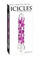 Стеклянный стимулятор Icicles No 7 Hand Blown Massager, 14,5х3,8 см photo 2