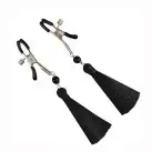 Зажимы для сосков Art of Sex - Nipple clamps Black Tassels photo 2