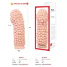 Насадка на член Kokos Extreme Sleeve ES.08 размер M, утолщающая, стимулирующий рельеф photo 3